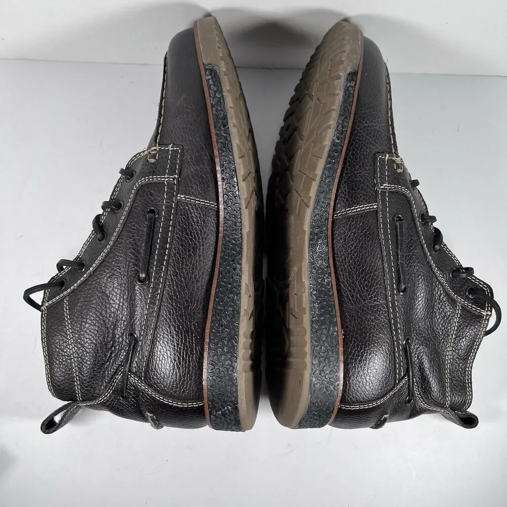 Justin 281 Solace Charcoal Gray Lace Up Akle Chukka Boots Men's Size 11 D - Picture 5 of 9